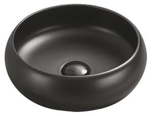 Mexen Lola умивалник върху плот 36 x 36 см, черен мат - 22213685