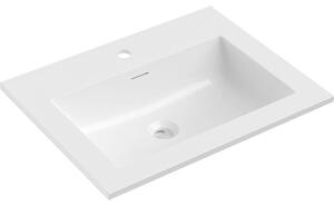 Mexen Otis мивка за вграждане в плот 61 x 46,5 см, бял гланц - 25186000
