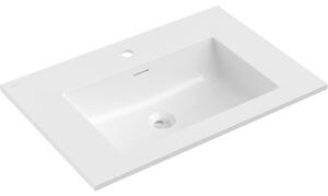Mexen Otis вградена в плот мивка 71 x 46,5 cm, бял гланц - 25187000