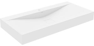 Mexen Poli плот за мивка от конгломерат 1/O 100 x 48 cm, бяла - 23021001