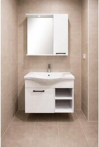 Модулен шкаф за баня Asya Eco - 65 cm, бял