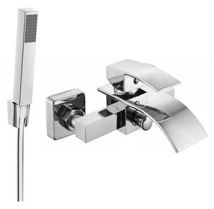 Mexen Aries R77 смесител за вана с душ комплект, хром - 74483R77-00