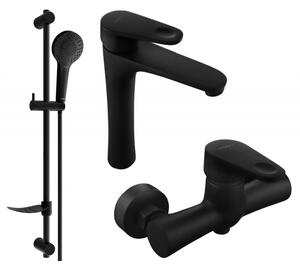Mexen Kama DF05 комплект за душ, черен - 72514DF05-70