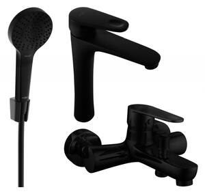 Mexen Kama R05 комплект за вана, черен - 72513R05-70