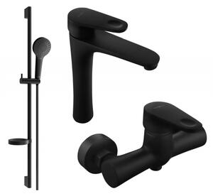 Mexen Kama DS05 комплект за душ, черен - 72514DS05-70