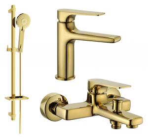 Mexen Lynx DQ40 комплект за вана, златист - 745903DQ40-50