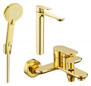 Mexen Milo R40 комплект за вана, златист - 71313R40-50