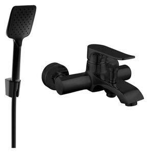 Mexen Pecos R62 вана батерия с душ комплект, черна - 7273R62-70