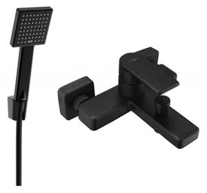 Mexen Mino R45 смесител за вана с душ комплект, черен - 7243R45-70