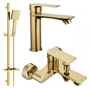 Mexen Royo DQ45 комплект за вана, златен - 72203DQ45-50