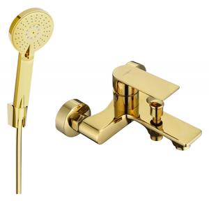 Mexen Royo R40 вана с комплект душ, златна - 7223R40-50