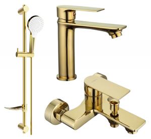 Mexen Royo DF05 комплект за вана, златен - 72203DF05-50
