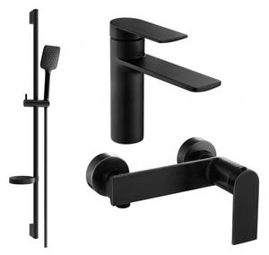 Mexen Zero DS62 комплект за душ, черен - 71104DS62-70
