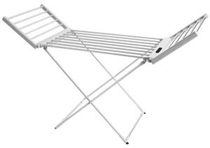 Електрически сушилник за дрехи NostroLux NL1975A, 260W, 45-70°C, Таймер, Дисплей, Бял