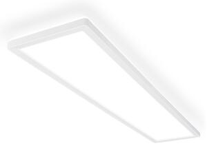 Briloner LED осветление за таван Tava A, 98x20 cm, пластмаса, бяло, Бял, Дневна/трапезария, Пластмаса, Модерен