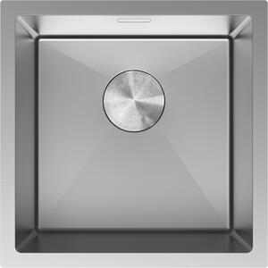 Mexen Trixo кухненска мивка от неръждаема стомана с 1 отделение 440 x 440 mm, инокс - 6413441000-01