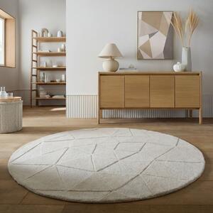 Covor rotund Shard Natural 160x160 cm