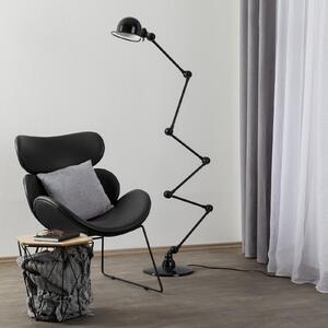 Jieldé Loft D9406 Подова лампа 6x40cm, черна, Черен, Дневна/трапезария, Метал, Индустриален дизайн, Изправен прожектор