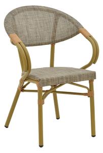 ISAIA Градински стол Сив 289-000003
