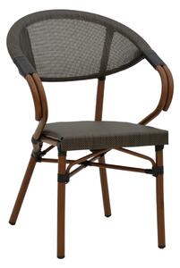 ISAIA Градински стол Черен 289-000002