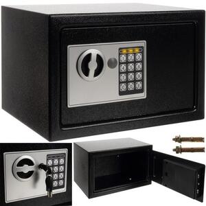 Метален сейф за пари Malatec 22627, 10л, електронно заключване, черен