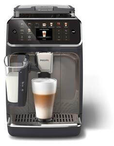 Кафеавтомат Philips EP5549/70 LatteGo, 1500W, 15 bar, 1.8 л, 20 напитки, Керамична мелачка с 12 нива, TFT, AquaClean, SilentBrew, AromaExtract, ExtraShot, Черен/Бежов