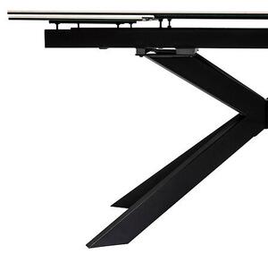 Разтегателна трапезна маса atmopshera Boot, 160/240x90 см - Мраморен ефект