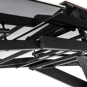 Разтегателна трапезна маса atmopshera Boot, 160/240x90 см - Мраморен ефект