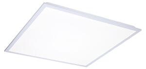 Sylvania Вграден LED панел QUANTUM, бял, 62x62 см, DALI, 26 W, UGR19, IP54, Затъмняване, Бял, кабинет / офис, Метал, Ъглово вградено осветление