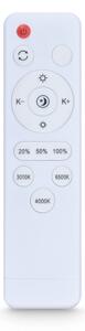 Brilagi - Димируемо LED таванно осветително тяло LUCIA LED/48W/230V Ø 41 см кафяво + дистанционно управление