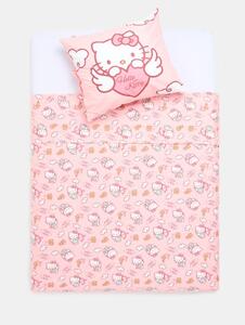Sinsay - Комплект спално бельо от памук Hello Kitty - розов
