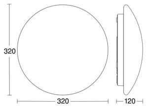 Steinel 056070 - LED външно осветително тяло със сензор RS PRO LED / 16W / 230V IP54