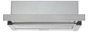 Абсорбатор за вграждане Crown CT6040IX, 65W, 353 m3/h, 2 степени, Телескопичен, LED осветление, Инокс