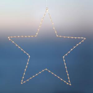 LED декоративна звезда Liva Star, златна, Ø 70 cm