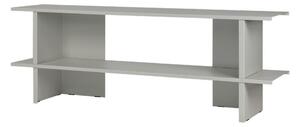 Светлосив метален стелаж 160x57x37 cm Hes – noo.ma