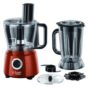 Кухненски робот Russell Hobbs Desire 24730-56, 600W, 2.5 l, 2 диска, Функция Pulse, Червен