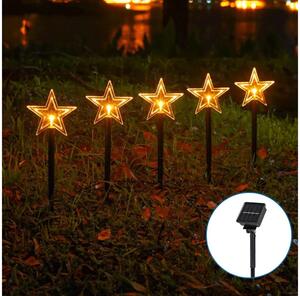 Aigostar LED соларна коледна лампа 1m IP65, 0,054W, топла бяла светлина