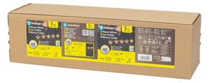 Aigostar LED соларна коледна лампа 1m IP65, 0,054W, топла бяла светлина