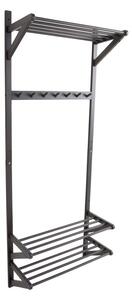 Черен комплект за коридор от масивен бор 75x190x32 cm Cole – Jotex