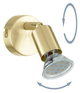 Eglo 33184 - LED Стенен спот BUZZ-LED 1xGU10/2,8W/230V 3000K златист