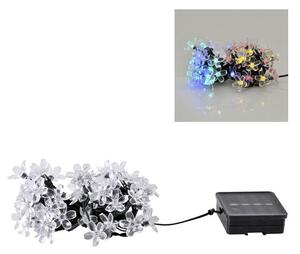 LED RGB Соларни лампички FLOWER 50xLED/1,2V IP44