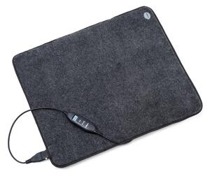 OneConcept Magic Carpet DLX, отоплително килимче, 4 температурни нива, 60 x 70 cm, 100 W, таймер, антрацит