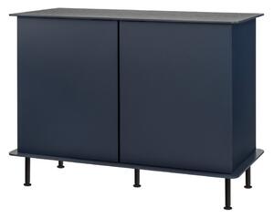 Тъмносин скрин с отвор за кабели 120x88x50 cm Suumo – noo.ma