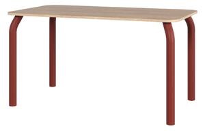 Трапезна маса с дъбов плот 80x140 cm Meko – noo.ma