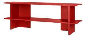 Червен метален стелаж 160x57x37 cm Hes – noo.ma