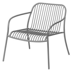 Сив градински стол метален Yua Wire – Blomus