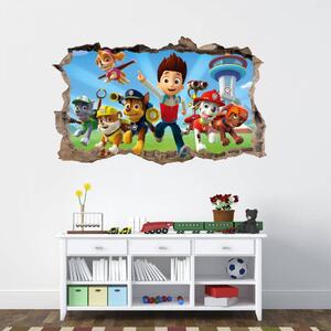 Декоративен стикер за стена Paw Patrol XL 115x75cm