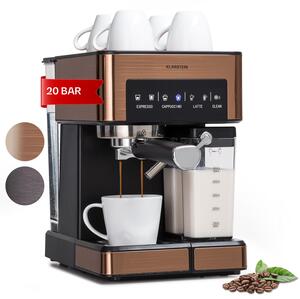 Klarstein Arabica Comfort, еспресо кафемашина, 1350W, 20 бара, 1,8 литра, тъч панел