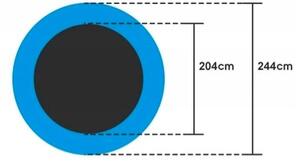 Качествен градински батут 244 см