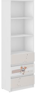 Детска етажерка за играчки с животни 180х33х60 см